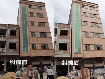 阳泉城区倾斜纠正